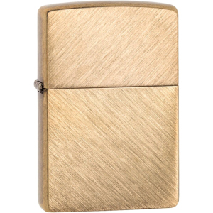 Зажигалка Zippo 29830 Herringbone Sweep Brass Золотистая (Zippo 29830) ТОП в Житомире