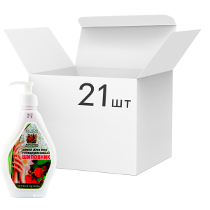 Упаковка крема для рук Bioton Cosmetics Глицериновый Шиповник 350 мл х 21 шт (4820026153063) рейтинг