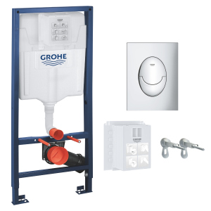 Інсталяція GROHE Rapid SL 3 в 1 39503000 з панеллю змиву Skate Air S 37965000 хром ТОП в Житомирі