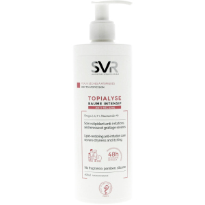 Інтенсивний бальзам для обличчя та тіла SVR Topialyse Baume Intensif Anti-Recidive для сухої та чутливої ​​шкіри 400 мл (3401360060746) надійний
