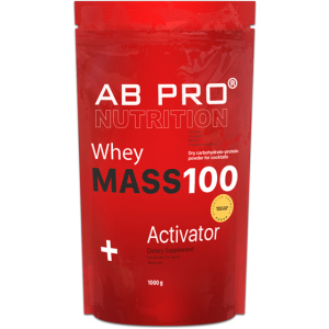 купить Гейнер AB PRO Mass 100 Whey Activator 1000 г Ваниль (MASS100ABVA40)