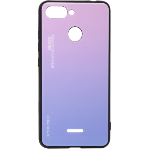 Панель BeCover Gradient Glass для Xiaomi Redmi 6/6A Pink-Purple краща модель в Житомирі