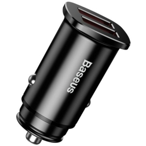 купить Автомобильное зарядное устройство Baseus Square Dual-USB Quick Charge Car Charger Black (CCALL-DS01)