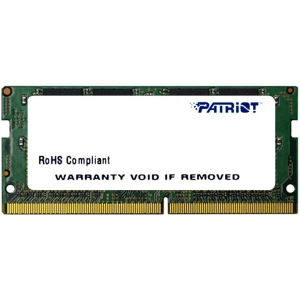 Оперативна пам'ять Patriot SODIMM DDR4-2666 8192MB PC4-21300 Signature Line (PSD48G266681S) ТОП в Житомирі