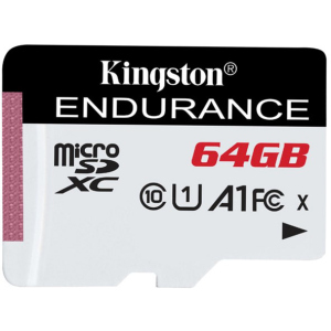 Kingston microSDXC 64GB High Endurance Class 10 UHS-I U1 A1 (SDCE/64GB) в Житомире