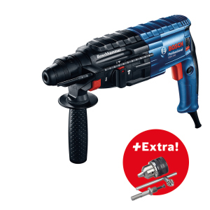 Перфоратор Bosch Professional GBH 240 DRE + Ключовий патрон у кейсі (0611272104) рейтинг