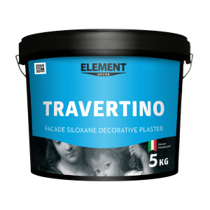 Фасадна декоративна штукатурка TRAVERTINO "ELEMENT DECOR" 5 кг ТОП в Житомирі