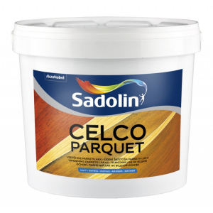 Водорозчинний лак для підлоги з гарною зносостійкістю Sadolin Celco Floor Aqua (Celco Parquet) Матовий Безбарвний 5 л в Житомирі