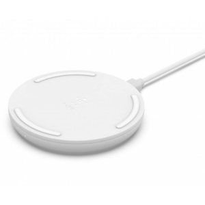 Зарядний пристрій Belkin Pad Wireless Charging Qi, 10W, PSU, white ТОП в Житомирі