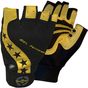 Рукавички Scitec Nutrition Glove Power Style S Чорно-жовті (816532010277) рейтинг