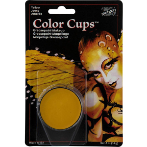 Кремовый грим Mehron Color Cups Yellow 12 г (CCC-Y) (764294502045) лучшая модель в Житомире