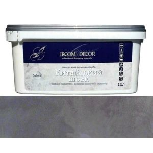 Штукатурка "отточенто" ІРКОМ КИТАЙСЬКИЙ ШОВК СРІБНИЙ 10л надійний
