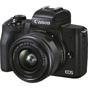 Фотокамера Canon EOS M50 Mark II Premium Live Stream Kit Black (4728C059) Офіційна гарантія! краща модель в Житомирі