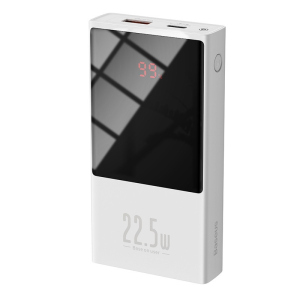 Повербанк Baseus Super mini digital Display 10000mAh |1USB/1Type-C, PD/QC,5A, 22.5W|. White рейтинг