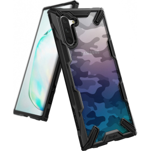 Панель Ringke Fusion X Design для Samsung Galaxy Note 10 Camo Black лучшая модель в Житомире