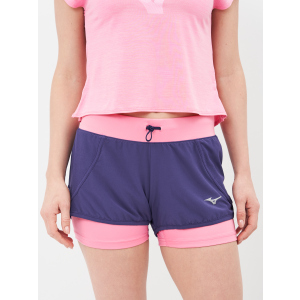 Спортивні шорти Mizuno MUJIN 4.5 2in1 SHORT J2GB928312 XS (5054698686218) краща модель в Житомирі