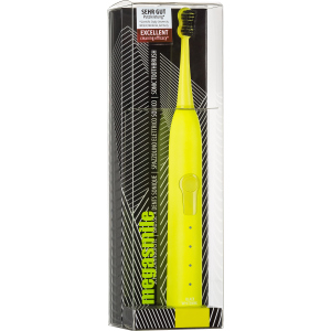 Звукова зубна щітка Megasmile Black Whitening II Electric Yellow (7640131971799) краща модель в Житомирі