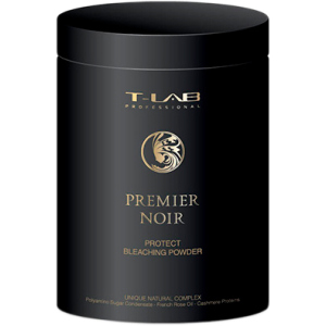 Пудра T-LAB Professional Premier Noir Bleaching Powder для защиты и осветления волос 500 мл (5060466661806) в Житомире