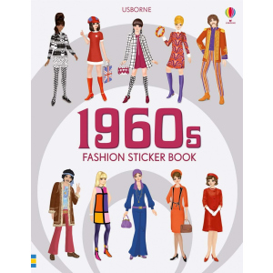 Книга з наклейками моди 1960-х років (9781474941853) ТОП в Житомирі