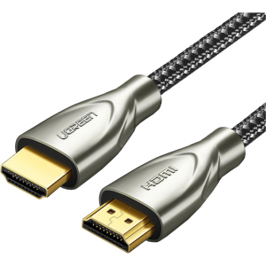 Кабель Ugreen HD131 HDMI to HDMI v2.0 UltraHD 4K-3D Braided Nylon 2 м Gray (90402185)