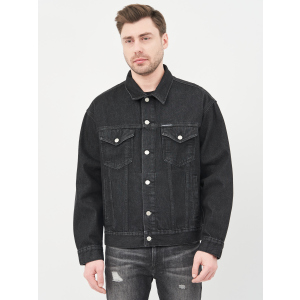 Джинсова куртка Calvin Klein Dad Jeans Jacket J30J318076-1BY XL Denim Black (8719853756102) ТОП в Житомирі