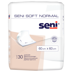 Одноразові пелюшки Seni Soft Normal 60х60 см 30 шт (5900516692568) ТОП в Житомирі