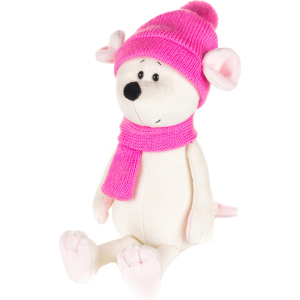 Мишка Maxi Toys Пінки з шарфом і шапкою 28 см (MT-MRT021917-28)