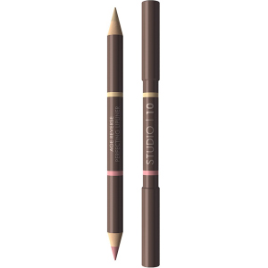 Антивіковий двосторонній олівець для губ Studio 10 Age Reverse Perfecting Lipliner Halo 1.38 г (5060377060088) в Житомирі