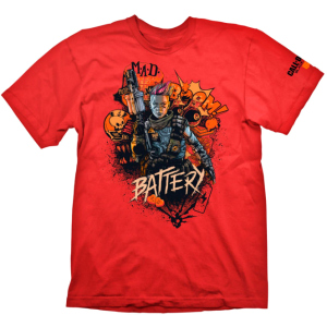 Футболка Gaya COD "Black Ops 4 T-Shirt Battery Red" M (GE6301M) ТОП в Житомирі