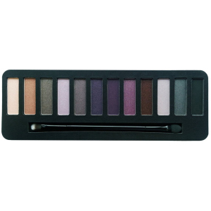 Тени для век W7 In The Night Eye Colour Palette палетка 12 цветов smoky silver and deep sinks 15.6 г (5060294398141) лучшая модель в Житомире