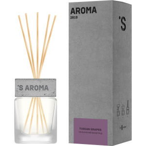 Аромадифузор Sister's Aroma Reed Diffuser Tuscan Grapes Тосканський виноград 120 мл (8681301037166) в Житомирі