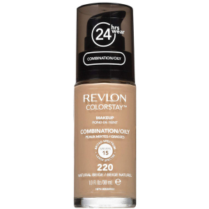 Тональний крем Revlon ColorStay комбінована та жирна шкіра з дозатором 220 Natural Beige 30 мл (309974700054) в Житомирі