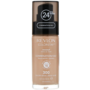 Тональный крем Revlon ColorStay комбинированная и жирная кожа с дозатором 300 Golden Beige 30 мл (309974700085) ТОП в Житомире