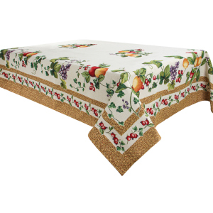 Скатертина гобеленова Lefard Home Textile Гранати 140x140 см (732-130) в Житомирі