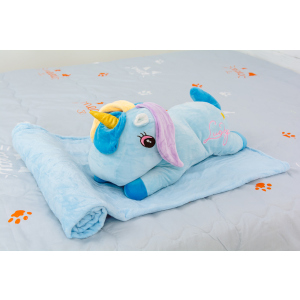 Плед детский MirSon №1068 Unicorn with Blue Mane 100х160 (2200003094190) надежный