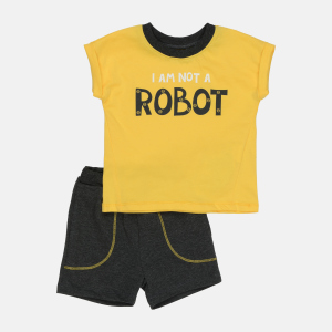 Комплект (футболка + шорты) Бемби KP248-5Y0 86 см Желтый/Черный (4823109635104) рейтинг