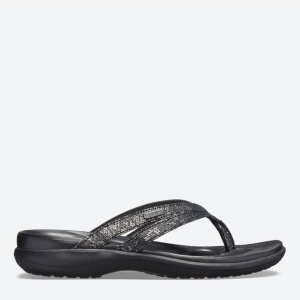 В'єтнамки Crocs Jibbitz Capri Strappy Flip 205478-060-W6 36-37 22.9 см Чорні (191448310056) ТОП в Житомирі