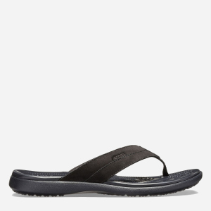 В'єтнамки Crocs Santa Cruz Leather Flip 205613-060-M7 39-40 24.6 см Чорні (191448313798) в Житомирі