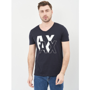 Футболка Armani Exchange 10598.4 2XL (52) Темно-синя ТОП в Житомирі