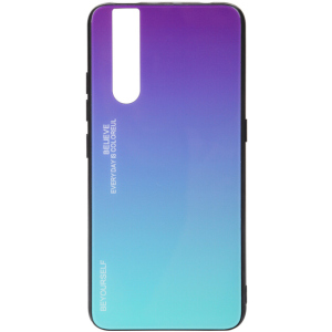 Панель BeCover Gradient Glass для Vivo V15 Pro Purple-Blue краща модель в Житомирі