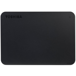 Зовнішній накопичувач HDD 2.5" USB 2.0TB Toshiba Canvio Basics Black + USB-C адаптер (HDTB420EK3ABH) ТОП в Житомирі