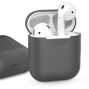 Класичний Силіконовий чохол AhaStyle для Apple AirPods Gray (AHA-01020-GRY) в Житомирі