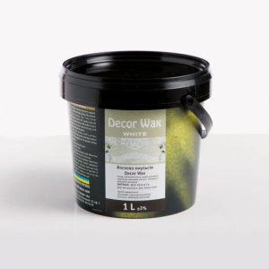 Білий віск для декоративної штукатурки Ельф Decor Wax White 1л краща модель в Житомирі