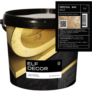 Декоративный воск Elf DecorSpecial Wax 1 л Gold (mba1d124w) лучшая модель в Житомире