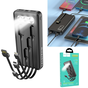 купити Павербанк Hoco 20000mAh 2xUSB/Micro/Type-C, 2A для /iPad/iPhone/ Xiaomi/ Samsung/Huawei