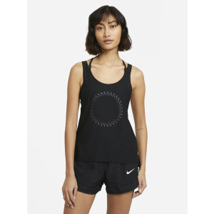 Майка Nike W Nk Icon Clash Miler Tank CZ9604-010 L Черная (194957227600) в Житомире