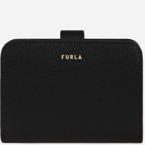 Жіночий гаманець шкіряний Furla Babylon S Compact Wallet Чорний (8050560553050)