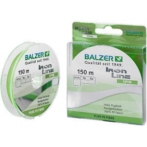 купить Шнур Balzer Iron Line 4x Chartreuse 150 м 0.13 мм 8.5 кг Cалатовый (12632 013)