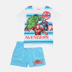 Комплект (футболка + шорти) Disney Avengers C UE1067 116 см Білий (3609084714567) в Житомирі