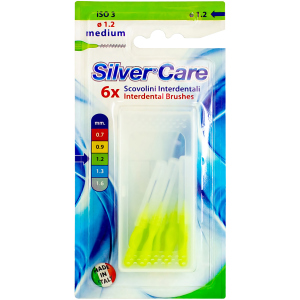 Міжзубні йоржи Silver Care 6 шт середні (8009315041243) в Житомирі